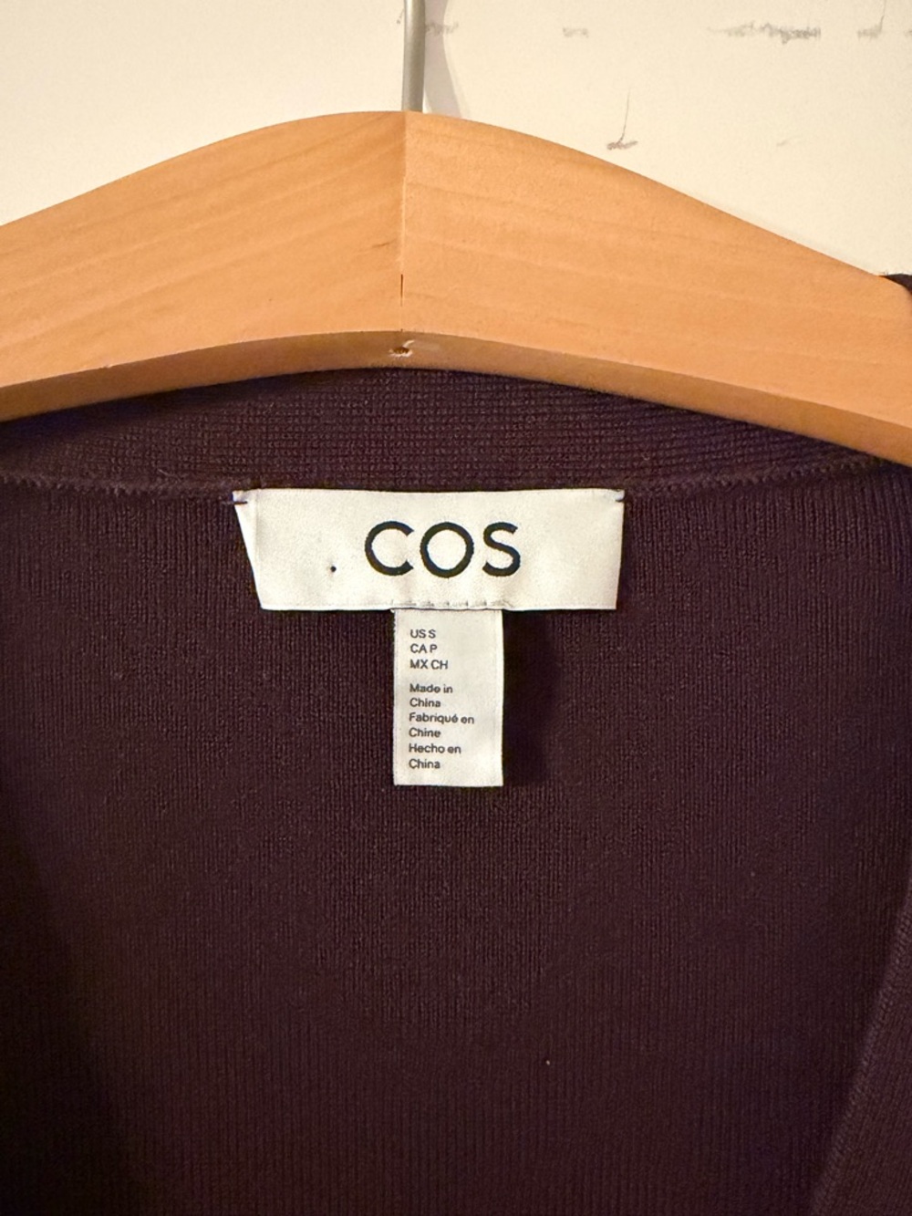 COS V-Neck Button Cardigan - Picture 7 of 10